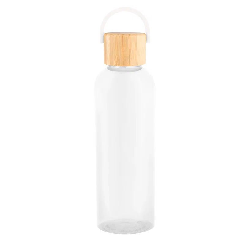 20 Oz. Ally rPET Bottle With Bamboo Lid And Easy Carry Handle — view 2