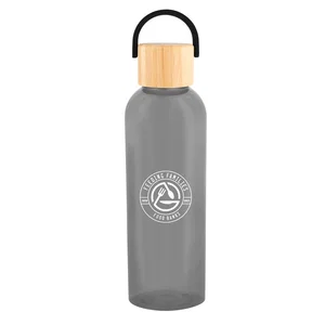 20 Oz. Ally rPET Bottle With Bamboo Lid And Easy Carry Handle