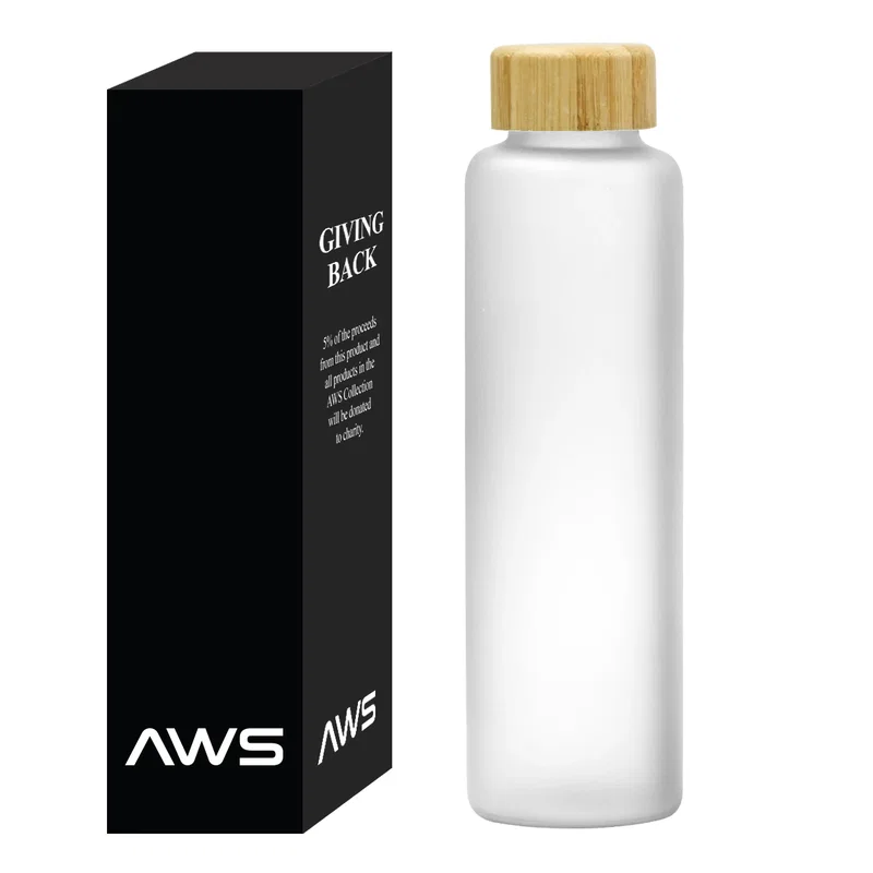 Slim reusable bottle sized for everyday hydration