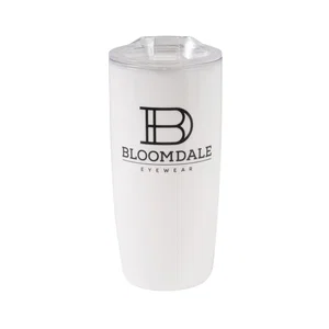 Double Wall Plastic Tumbler, 20 Oz, 3.56" x 7.25" x 3.38", Full-Color Imprint