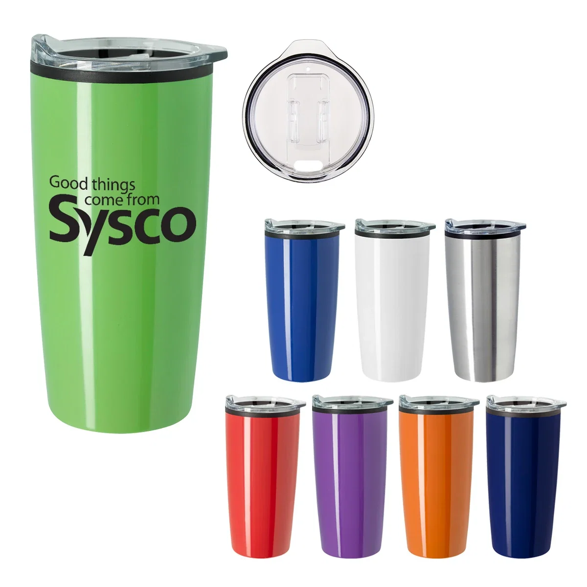 Boxed drinkware pictured from a three-quarter angle
