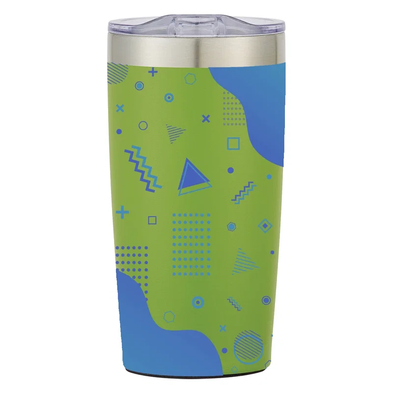 Teal version of the steel drink cup