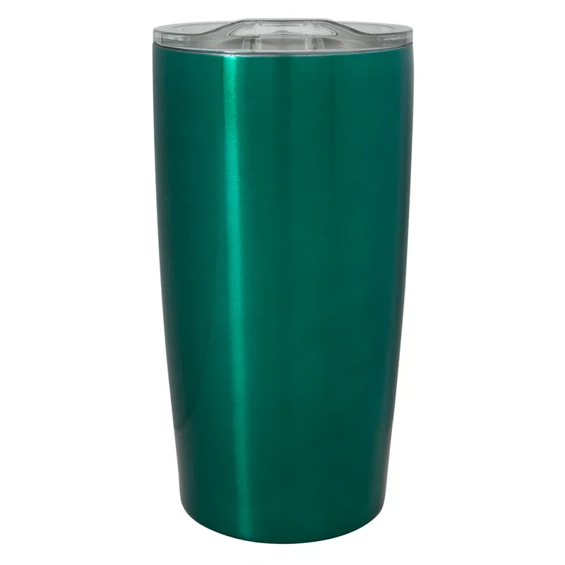 Box and tumbler standing next to one another