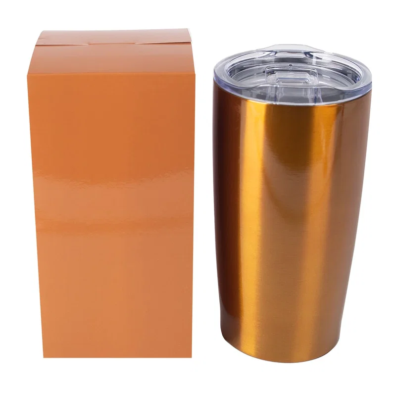 Box interior holding the tumbler securely in place