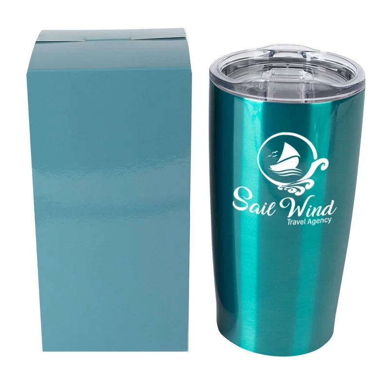 Empty tumbler ready to be filled
