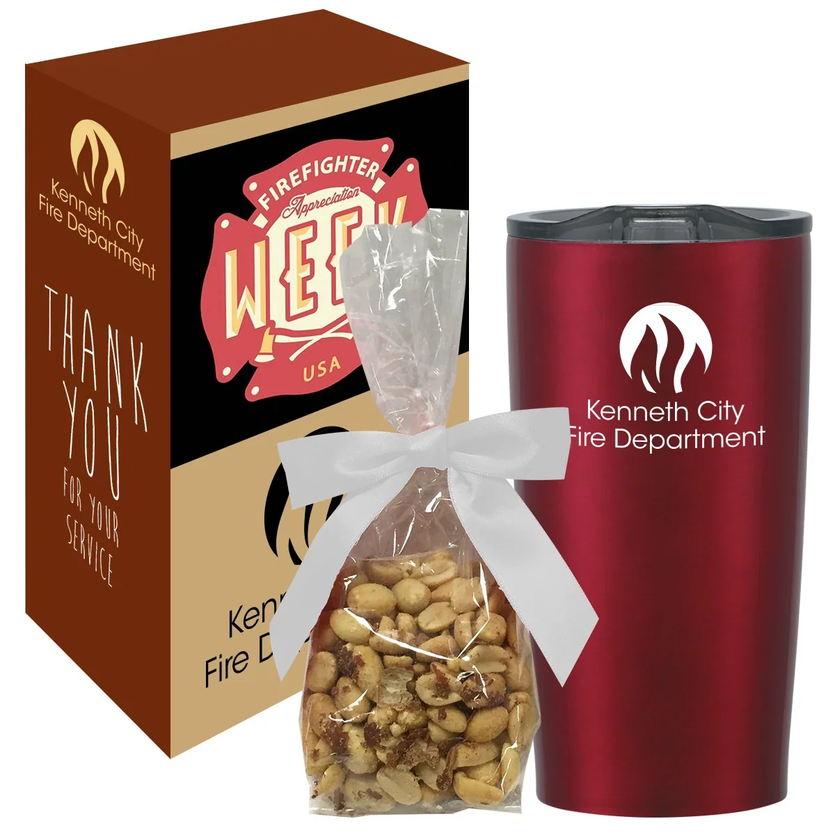 Box opened to show the cup and its stuffer