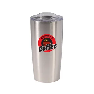 Insulated 20 Oz Vacuum Tumbler, 3.5" x 6.75" x 3.5" Stainless Steel, Full-Color Imprint