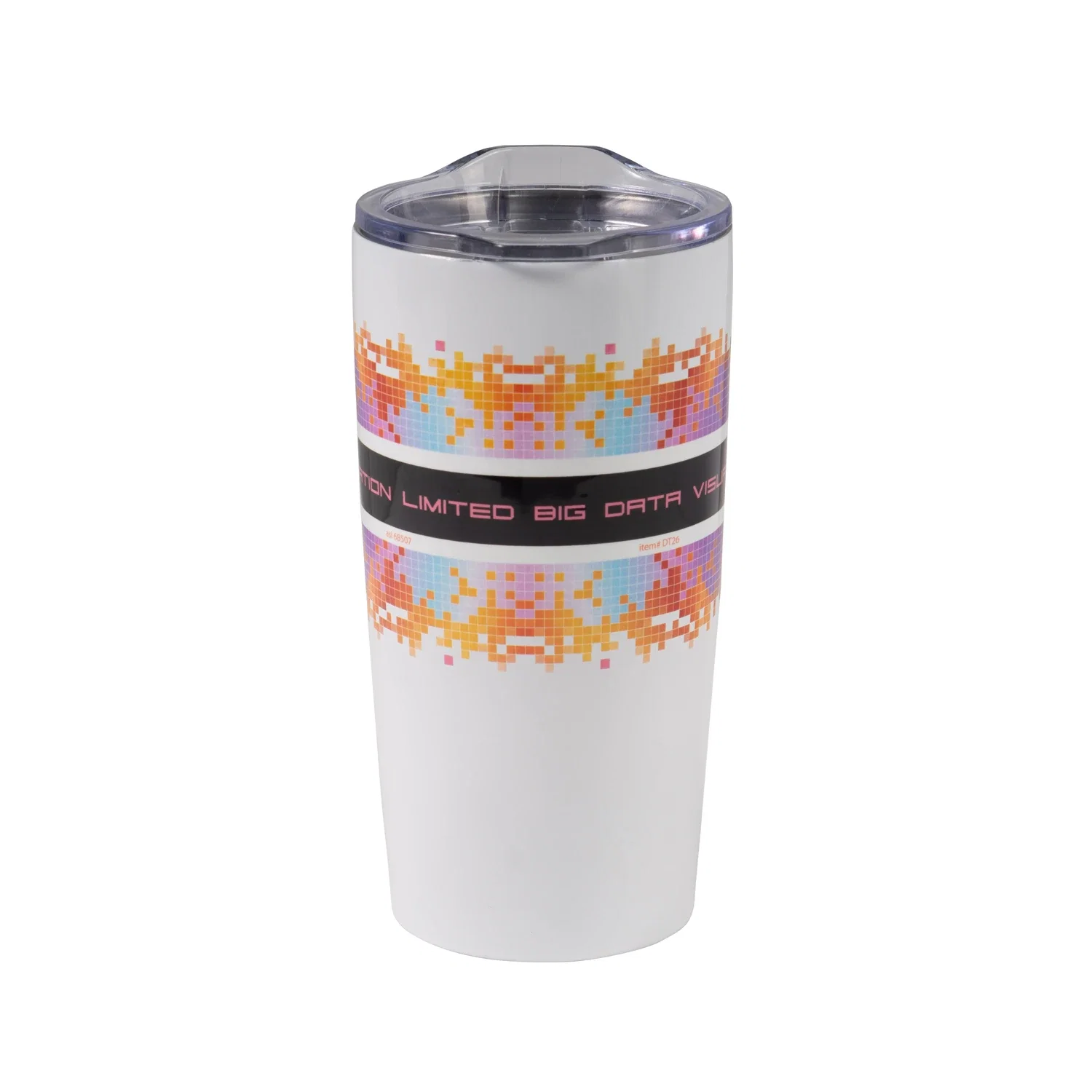Insulated Vacuum Tumbler - 20 oz. — White — view 4