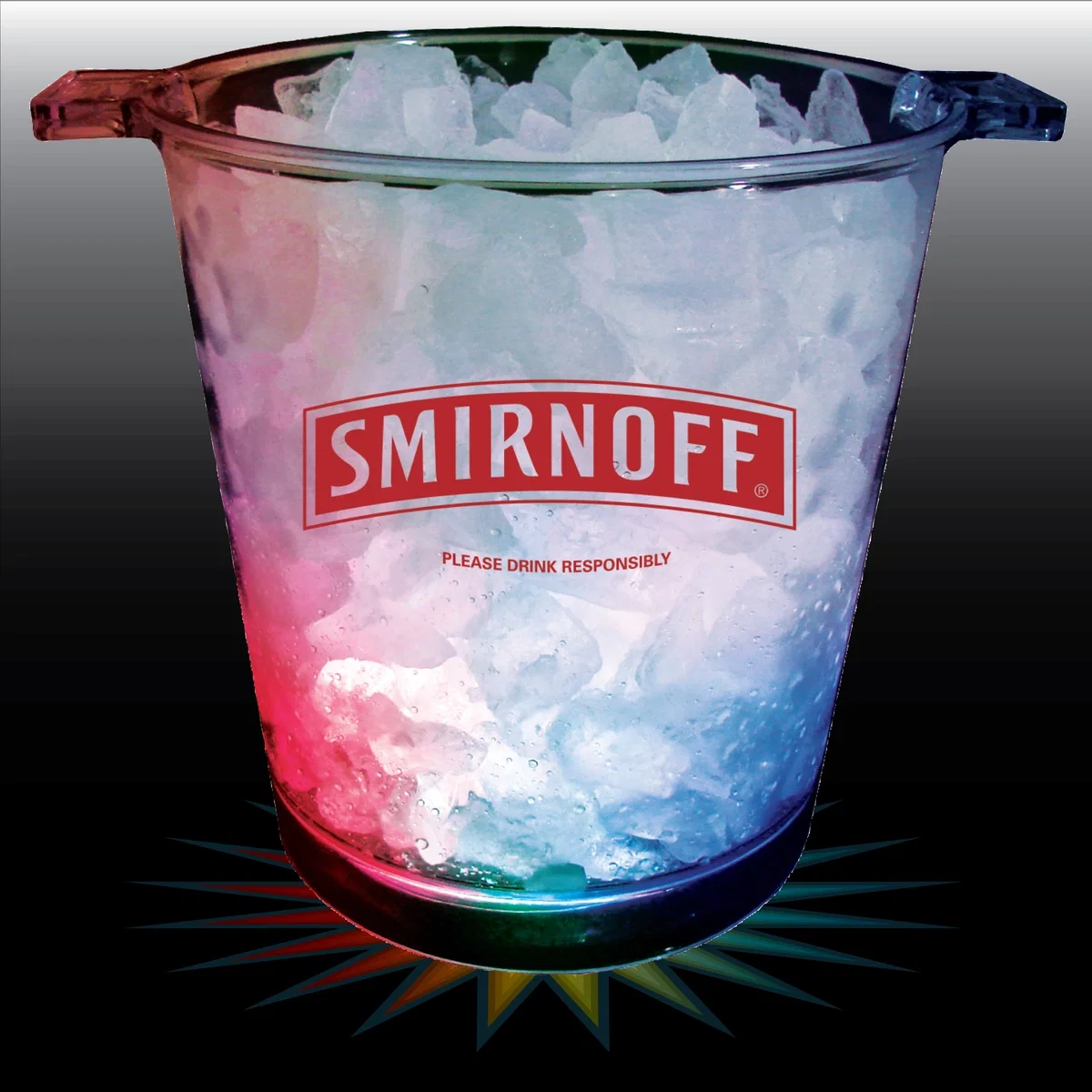 20 oz. Light Up Plastic Ice Bucket — view 2