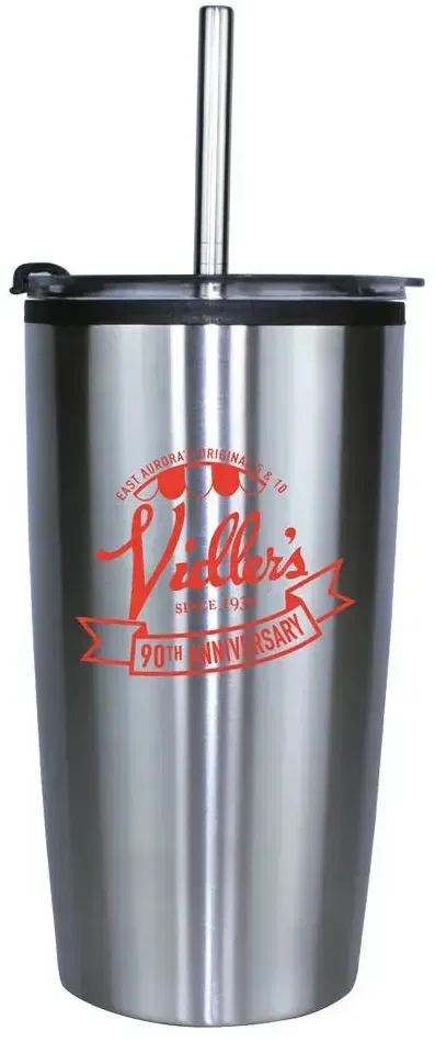  20 oz. Niagara Tumbler with Stainless Straw/Flip Top Lid — view 3