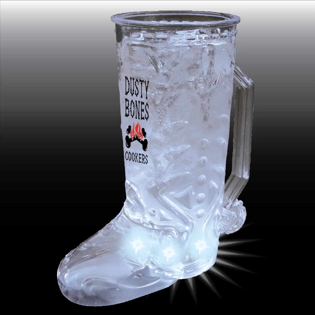 20 oz. Plastic Cowboy Boot Mug — view 2