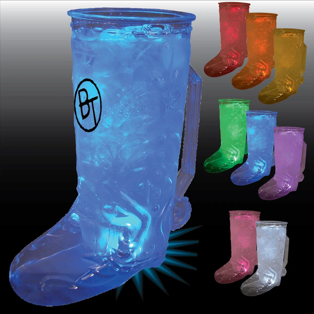 20 oz. Plastic Cowboy Boot Mug — view 4