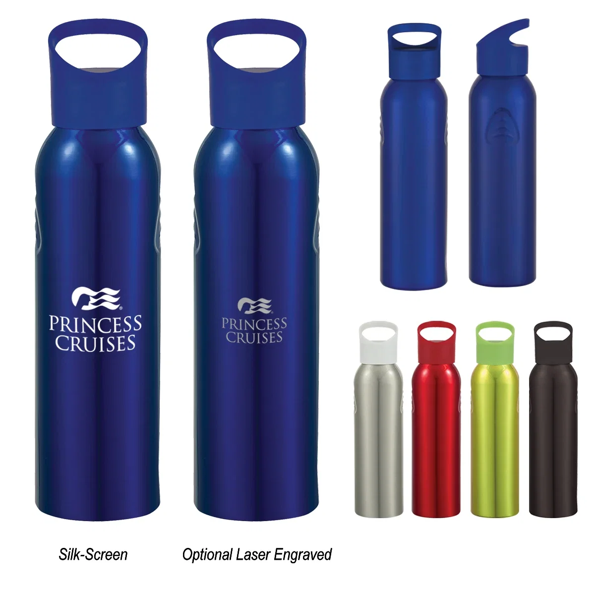 Slender profile that slides into a standard cup holder