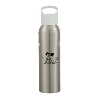 Cap removed to reveal the drinking opening