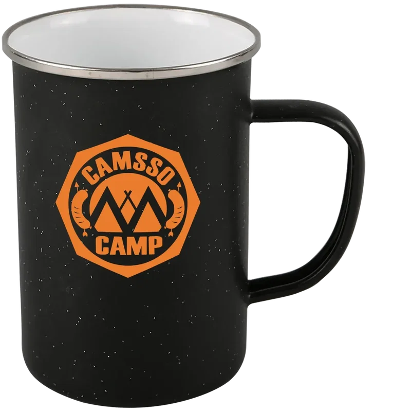 Custom Speckle-It™ Enamel Camping Mug (20 oz) — view 2