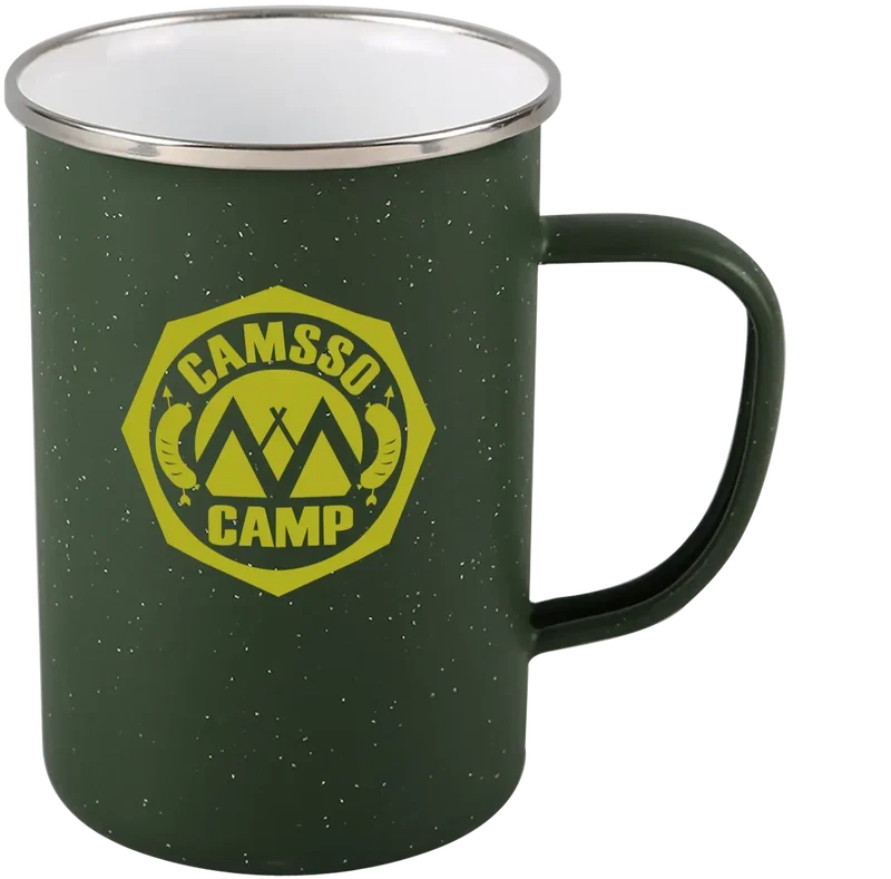 Custom Speckle-It™ Enamel Camping Mug (20 oz) — view 3