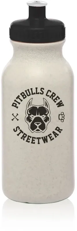 Custom Spirit Water Bottle (20 oz.) with Push Cap and 1 Color Imprint — view 10