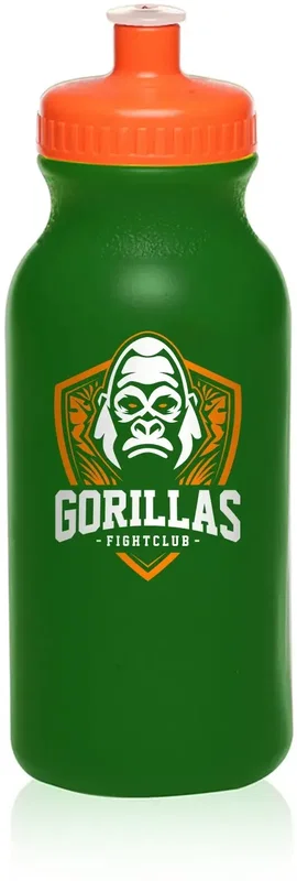 Customized 20 oz. Push Cap Spirit Water Bottle with 2 Color Imprint — view 10