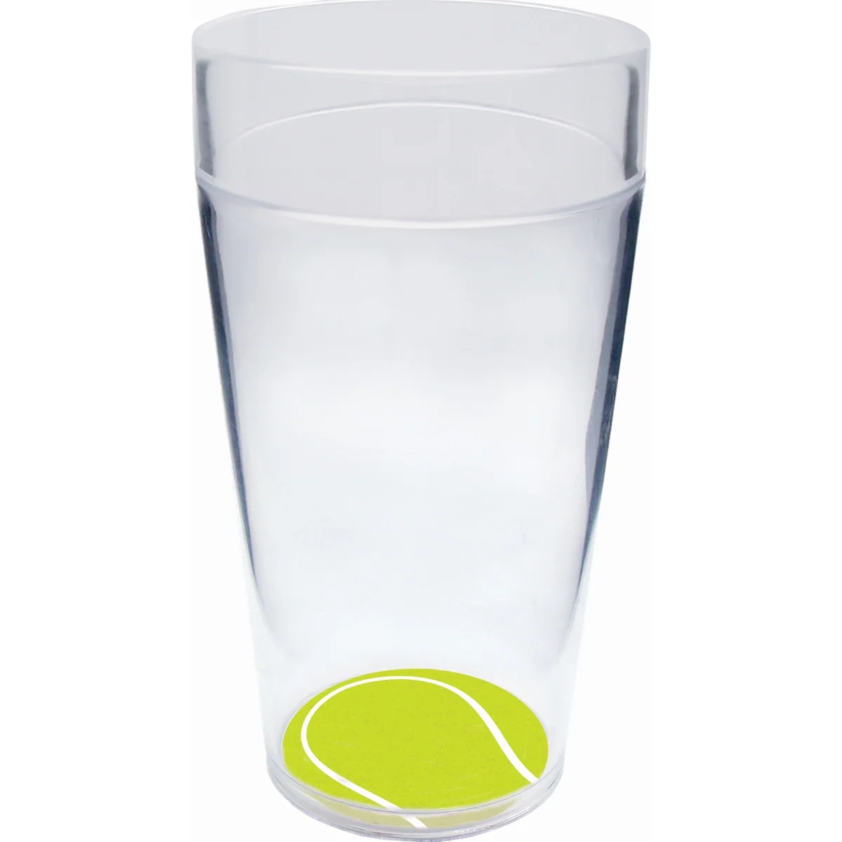20 oz. Sports Themed Colored Rim Cup — view 3