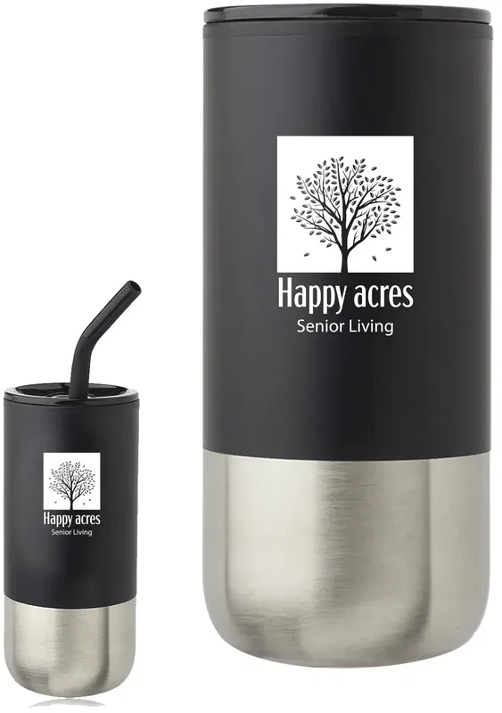 Branded Travel Mug with Straw (20 oz.) — view 3