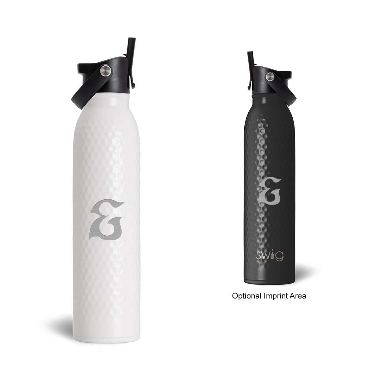 Twenty ounce stainless steel bottle shown with the lid on