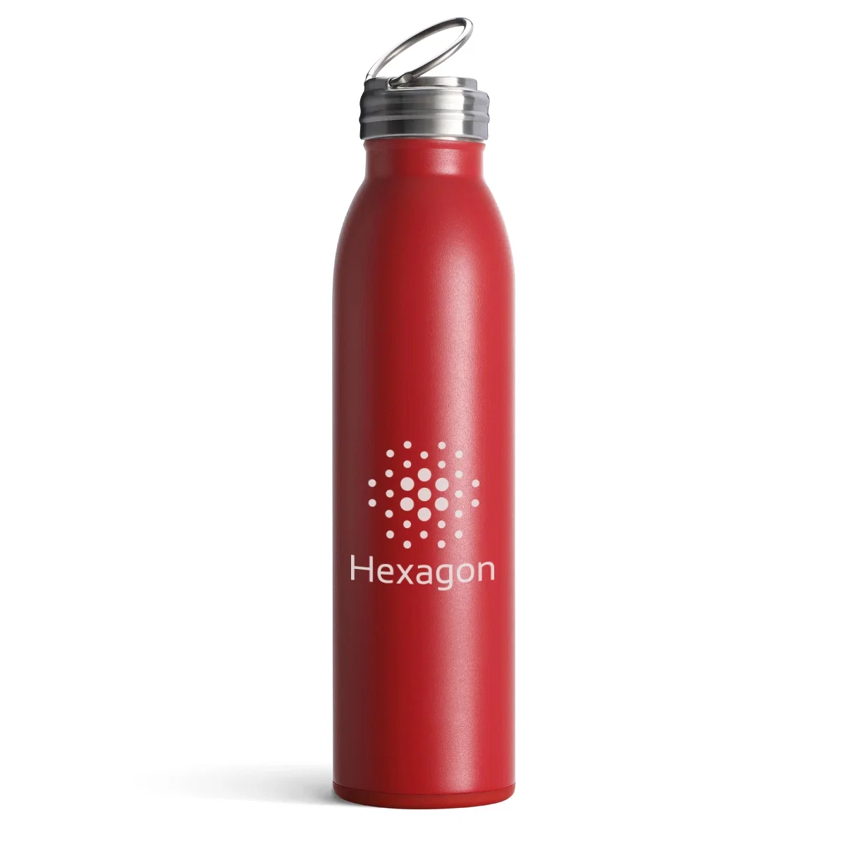 Black finish version of the insulated water bottle
