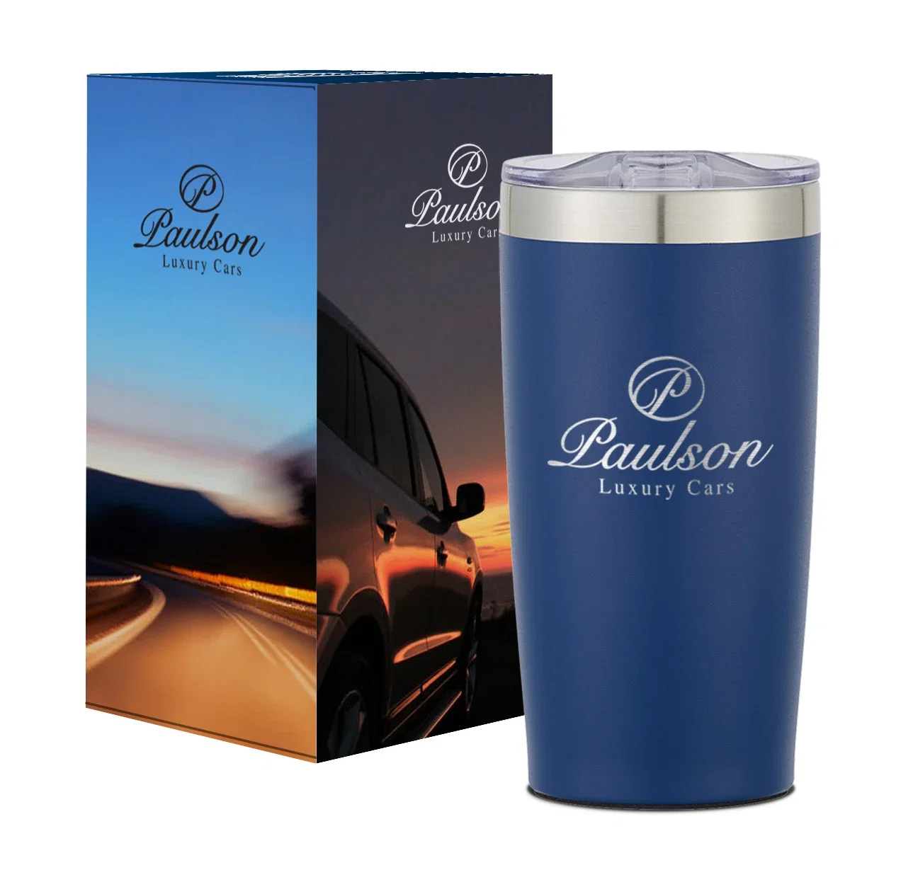 Box opened to display the insulated cup inside