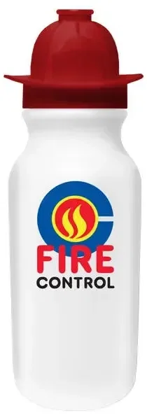 20 oz. Value Cycle Bottle w/Fireman Helmet Push'n Pull Cap — view 10