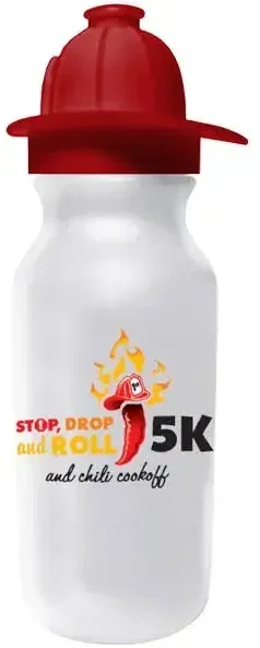 20 oz. Value Cycle Bottle w/Fireman Helmet Push'n Pull Cap — view 11