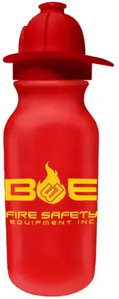 20 oz. Value Cycle Bottle w/Fireman Helmet Push'n Pull Cap — view 4