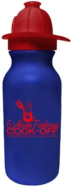 20 oz. Value Cycle Bottle w/Fireman Helmet Push'n Pull Cap — view 5