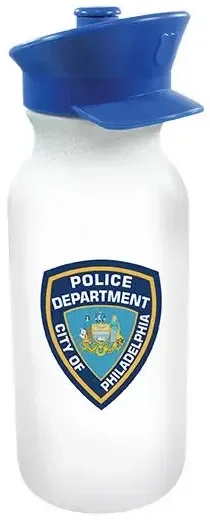 20 oz. Value Cycle Bottle with Police Hat Push 'n Pull Cap — view 10