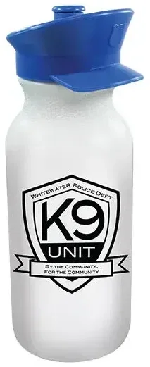 20 oz. Value Cycle Bottle with Police Hat Push 'n Pull Cap — view 4