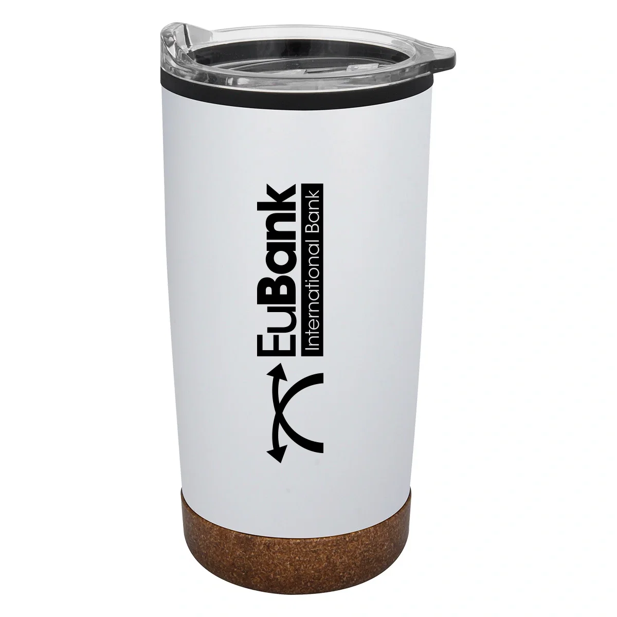 Stainless steel tumbler shown at twenty ounce capacity