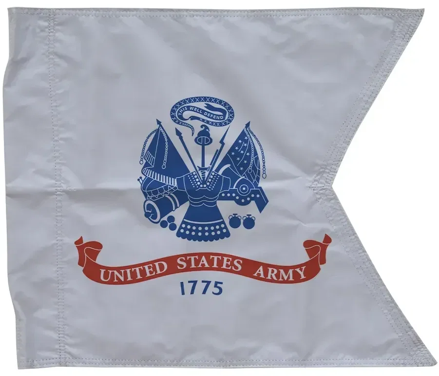 20" x 27.75" Guidon Military Sized Nylon Flag Double-Sided — view 2