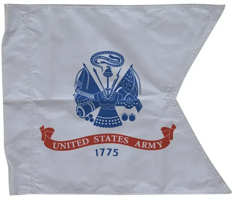 20" x 27.75" Guidon Military Sized Nylon Flag Double-Sided — view 2
