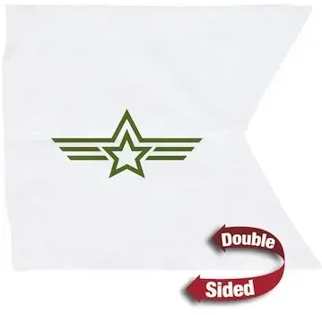 20" x 27.75" Polyester Guidon Flag Double-Sided