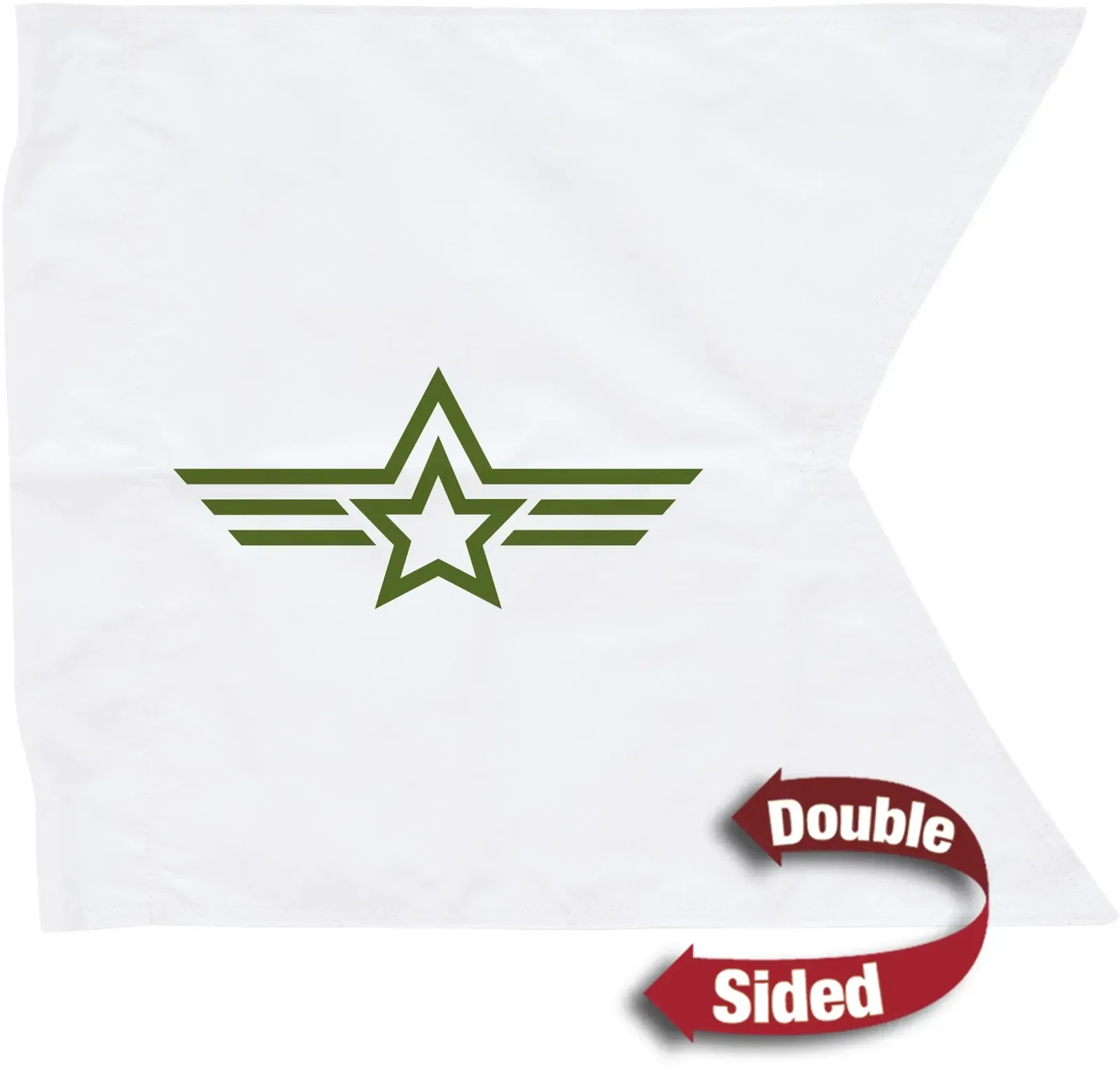 20" x 27.75" Polyester Guidon Flag Double-Sided — view 2
