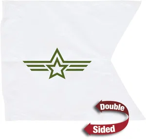 20" x 27.75" Polyester Guidon Flag Double-Sided