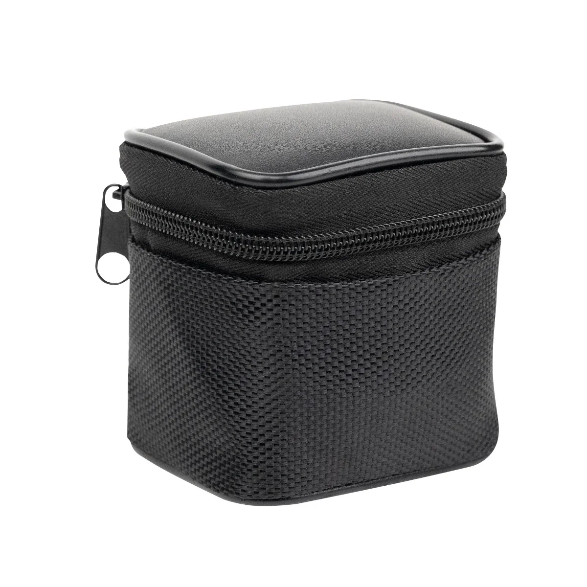 Cube-shaped black body sized for a carry-on pocket