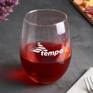 Made-in-USA Stemless Wine Glass