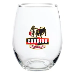 21 oz. ARC Stemless Wine Glasses, 3" x 5" Glass, 1-Color Imprint