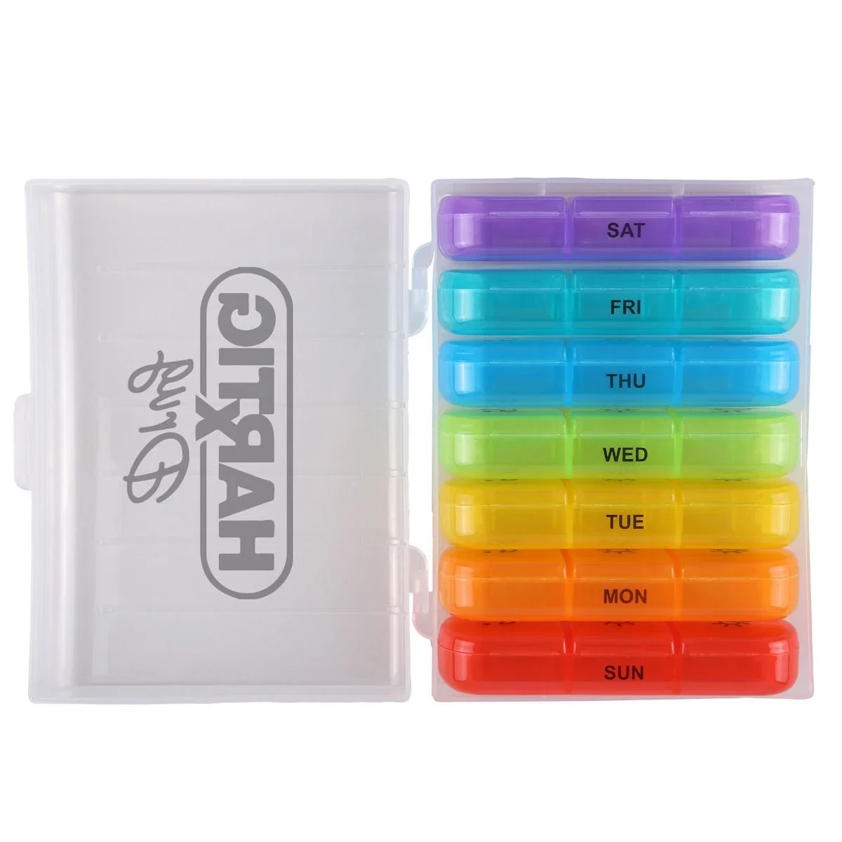 21 Pill Compartment Pill Box — view 2