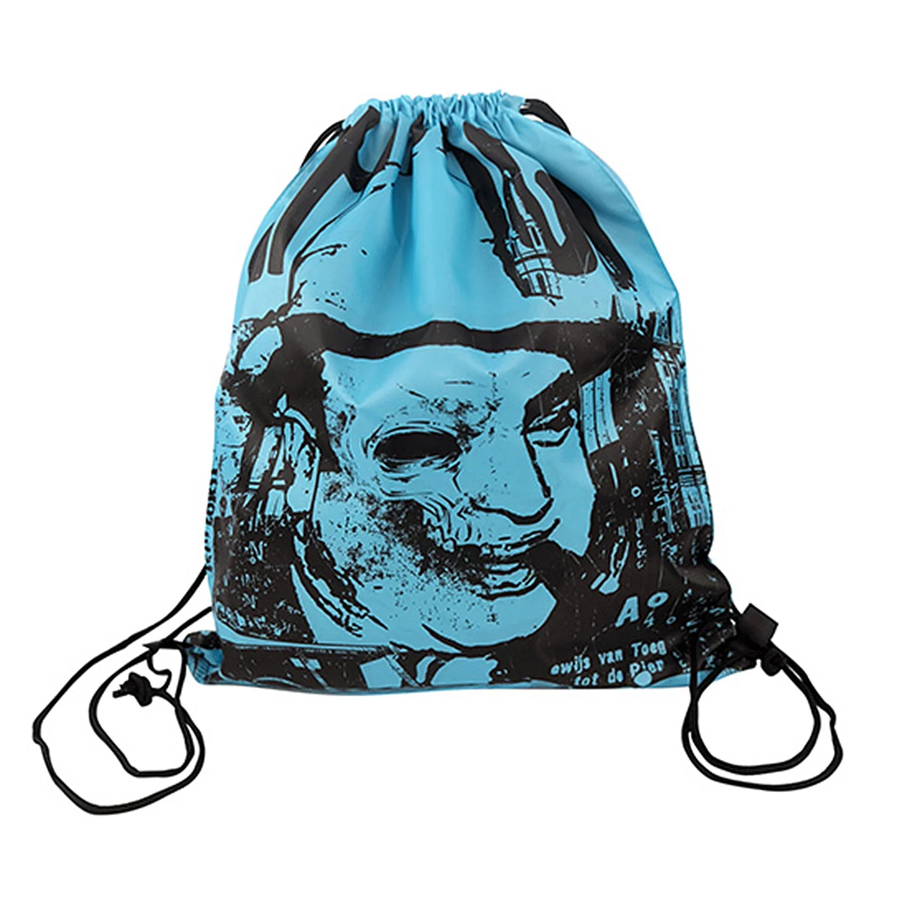 210D Drawstring Bag 2 Sides Full Color Printed: 15" x 18" — view 2