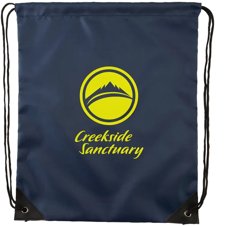 Customized RPET Drawstring Backpack — view 2