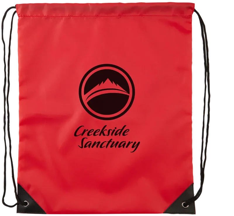 Customized RPET Drawstring Backpack — view 5