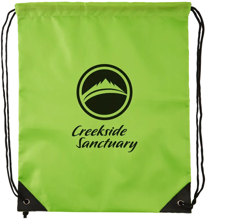 Customized RPET Drawstring Backpack — view 6