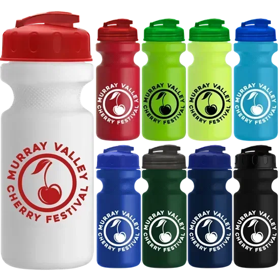 Recycled Bike Bottle with Flip-Top Lid (22 oz.)