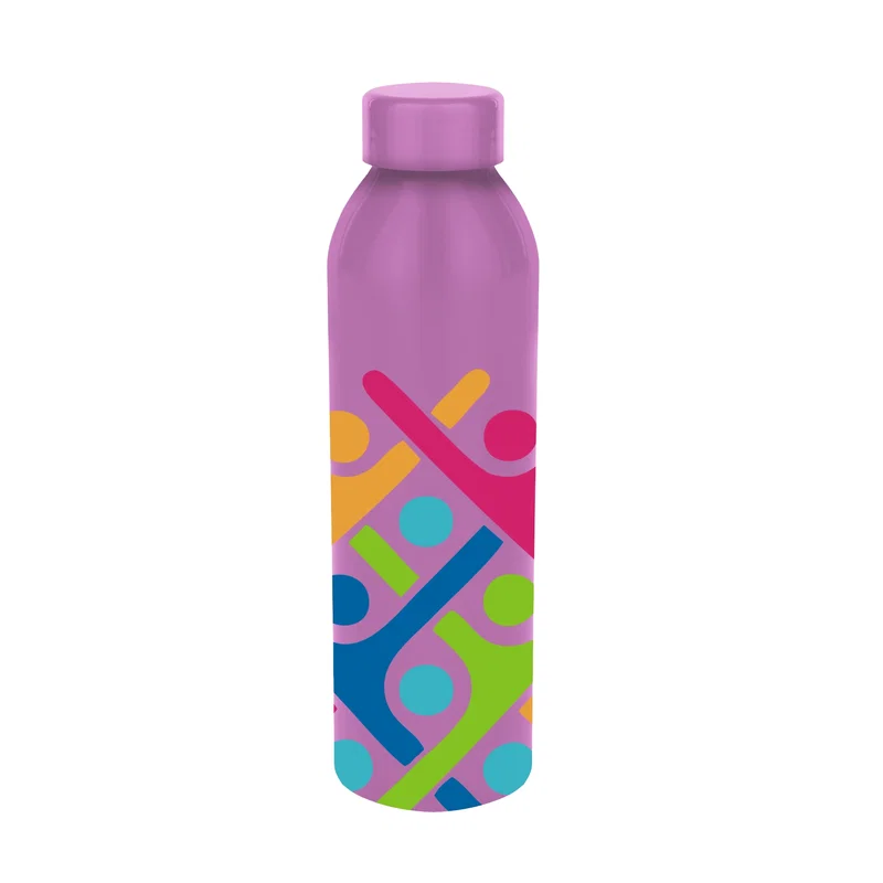 22 Oz. Full Color Serena Aluminum Bottle — view 2
