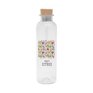 22 Oz. Maddie rPET Bottle With Cork Lid